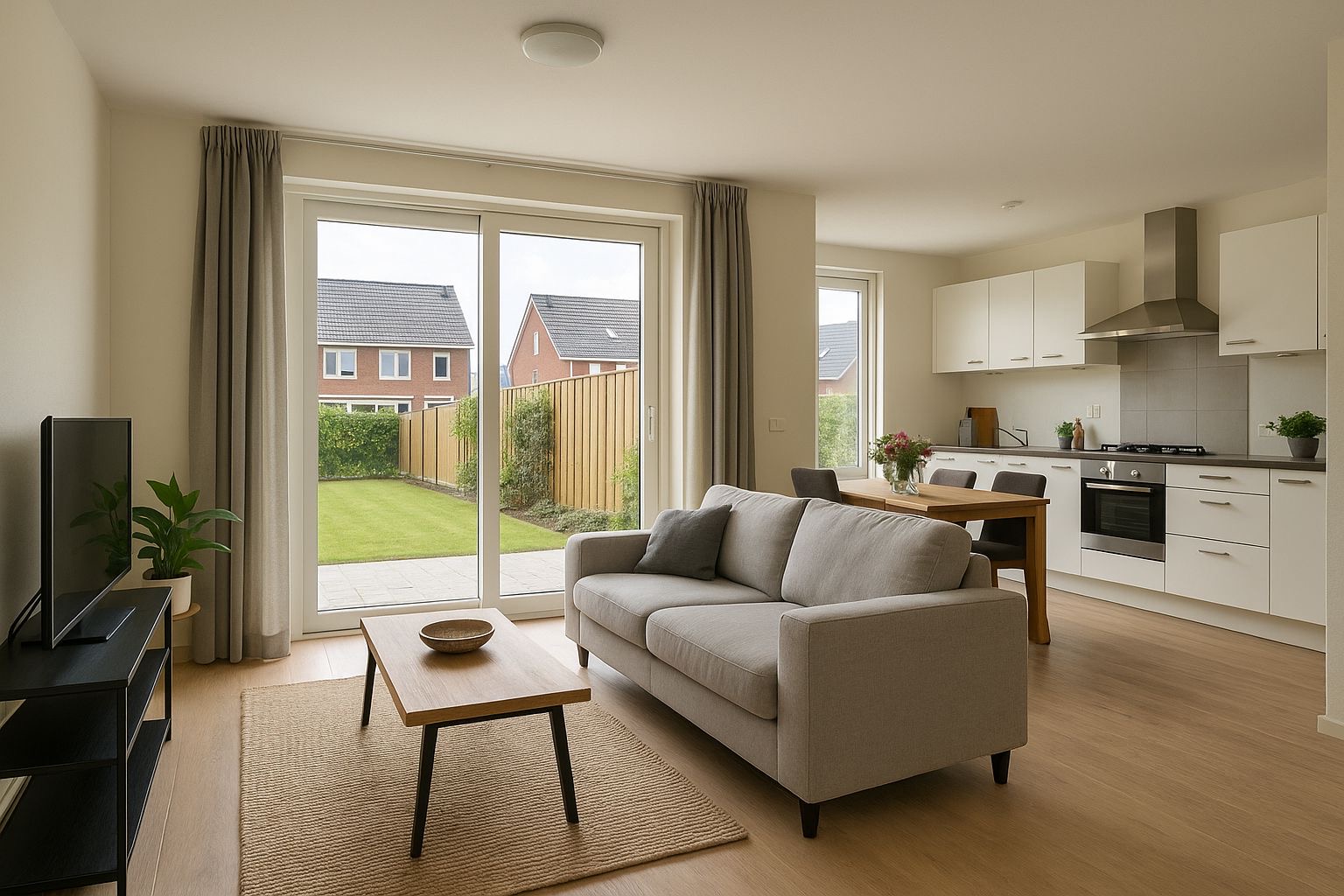 Modern en Instapklaar Rijtjeshuis met Tuin in Rustige Woonwijk